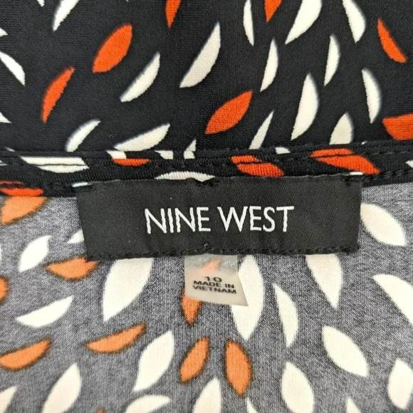 Nine West 3/4 Sleeve Patterned Dress - Picture 6 of 6